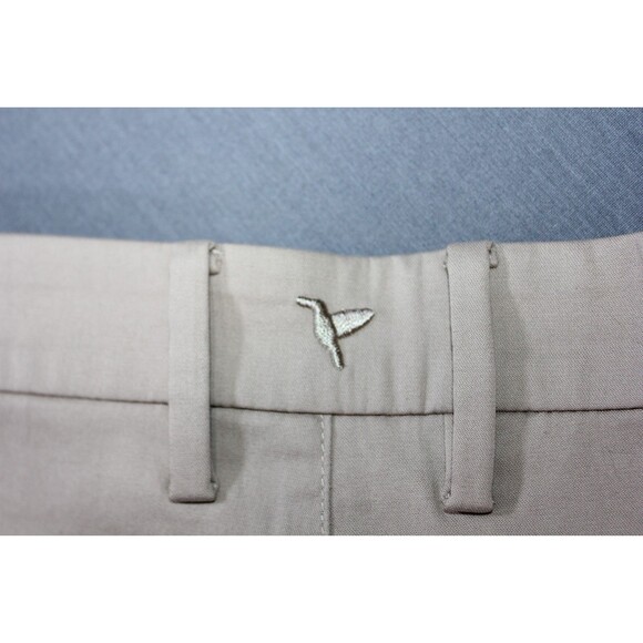 Birddogs Pants Mens Tan Stretch Chino Lined Performance Golf Flat Fronts 32 X 30 - Picture 6 of 11